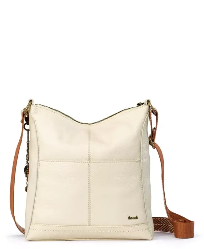 Women's Lucia Leather Crossbody Bag - Stone - 2