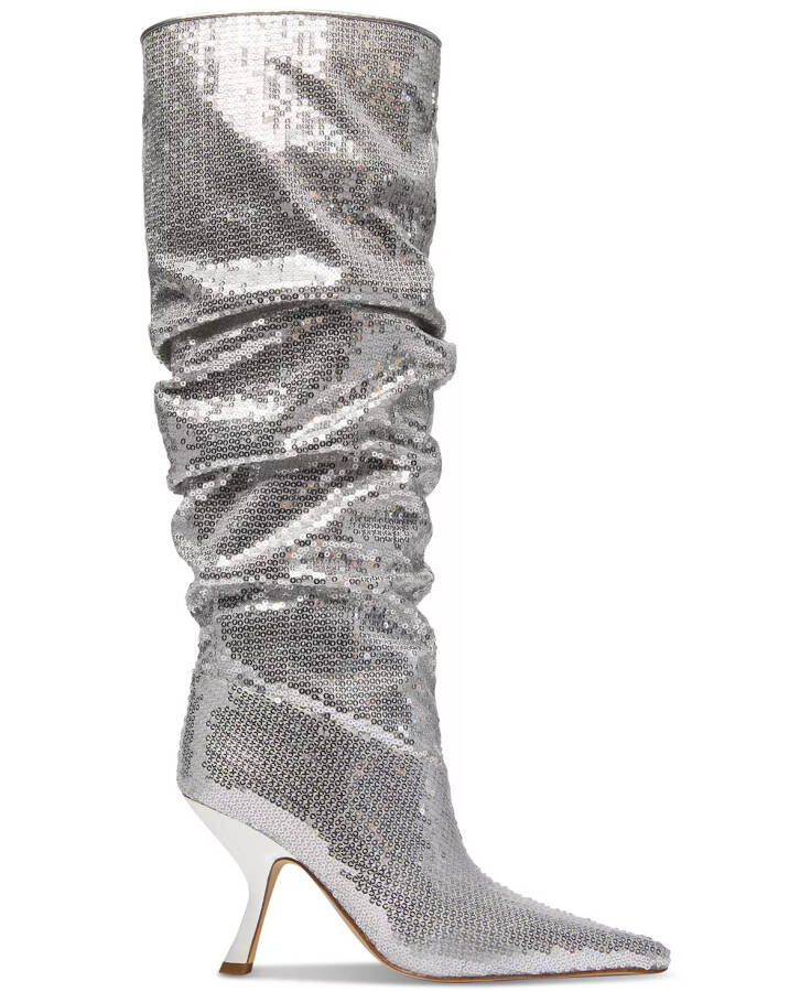 Women's Luna Slouch Boots Silver - 2