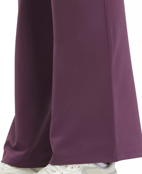 Women's Lux High Rise Mini-Flared Pants Plum - 4