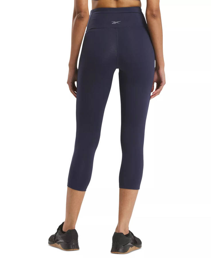 Women's Lux High-Rise Pull-On 3/4 Leggings Vector Navy - 2