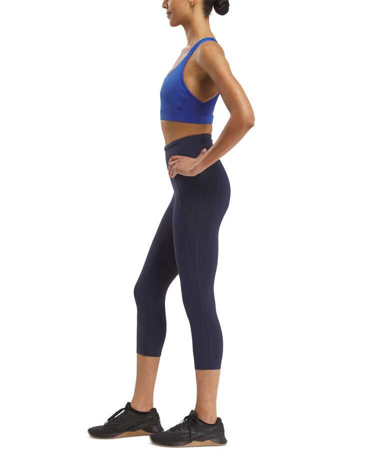 Women's Lux High-Rise Pull-On 3/4 Leggings Vector Navy - 3