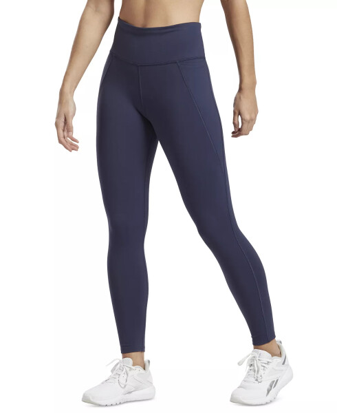 Women's Lux High-Waisted Pull-On Leggings, A Modazone Exclusive Vector Navy - 1