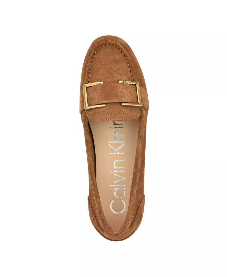 Women's Lydia Casual Loafers Cognac Suede - 4