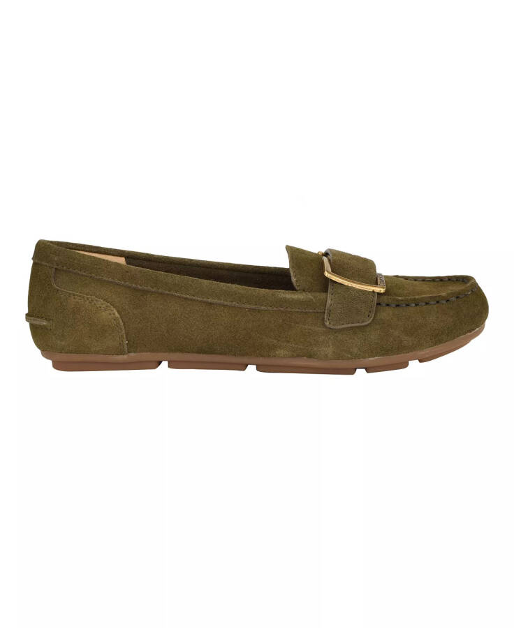 Women's Lydia Casual Loafers Dark Green Suede - 2