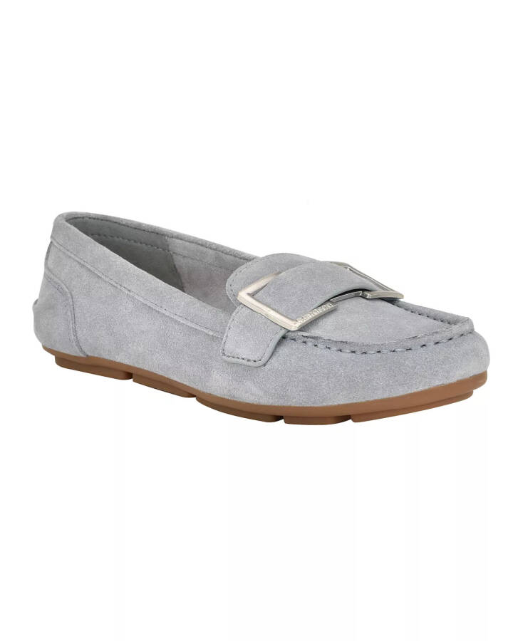 Women's Lydia Casual Loafers Light Blue Suede - 1