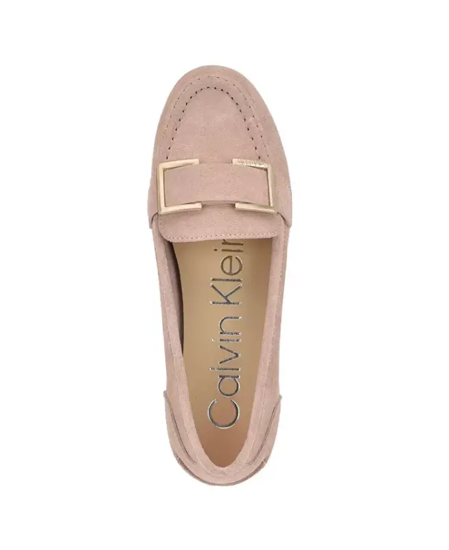 Women's Lydia Slip-On Loafers - Light Pink Suede - 3