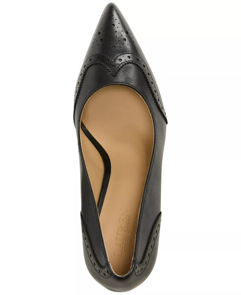 Women's Lynden Pointed Pumps Black Leather - 4