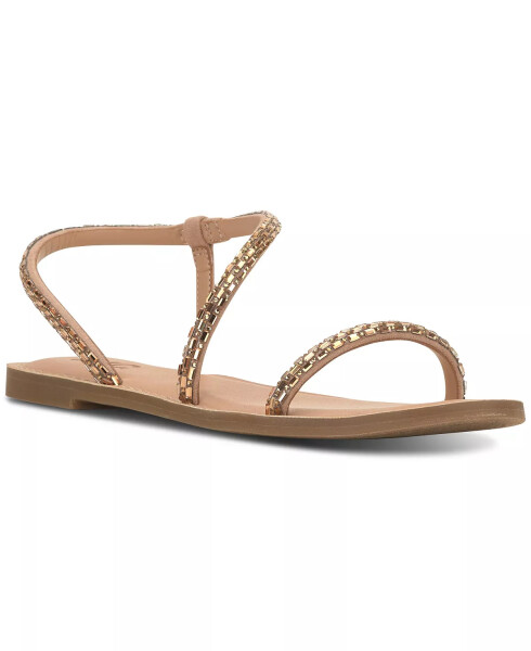 Women's Mahlah Embellished Asymmetrical Sandals, Created for Modazone Bronze Bling - 1