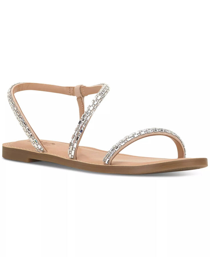 Women's Mahlah Embellished Asymmetrical Sandals, Created for Modazone Silver Bling - 1