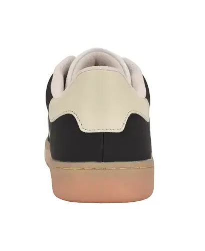 Women's Maisie Low Profile Lace-Up Sneakers - Black - 3