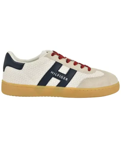 Women's Maisie Low Profile Lace-Up Sneakers - Ivory Multi - TOMMY HILFIGER (1)