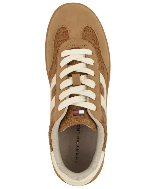 Women's Maisie Low Profile Lace-Up Sneakers - Medium Brown - 1