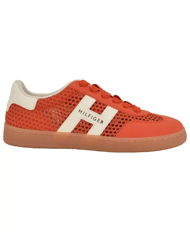Women's Maisie Low Profile Lace-Up Sneakers - Orange - 2