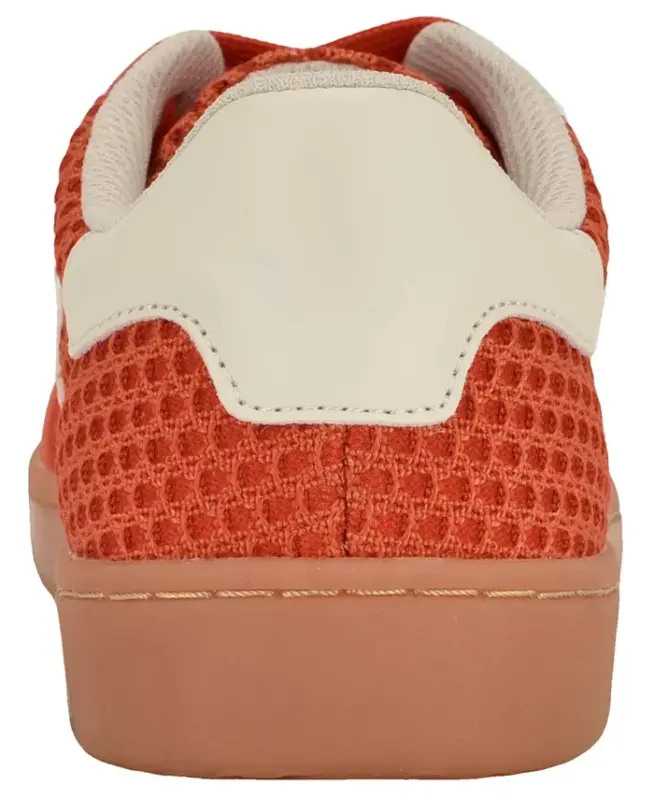 Women's Maisie Low Profile Lace-Up Sneakers - Orange - 3