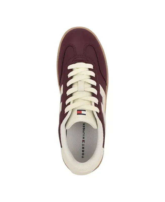 Women's Maisie Low Profile Lace-Up Sneakers - Rasberry - 4