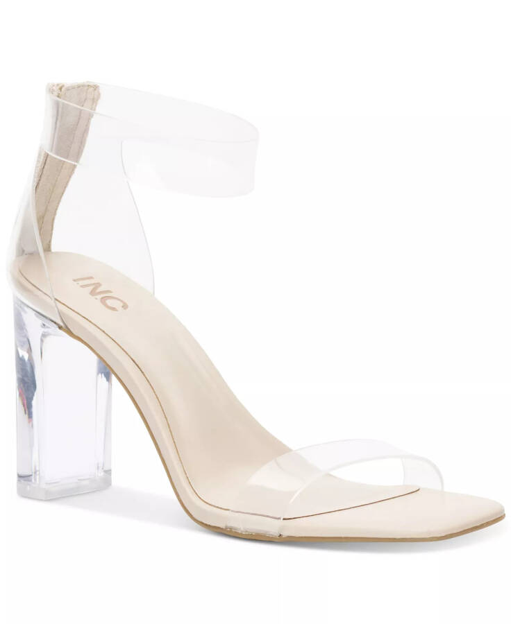 Women's Makenna Two-Piece Clear Vinyl Dress Sandals, Created for Modazone Clear Vinyl - 1