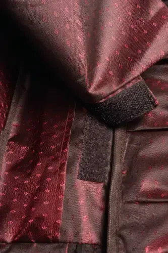 Women's Makeup Brush Bra Storage And Lingerie Organizer Burgundy Makeup Bag-Burgundy - 8