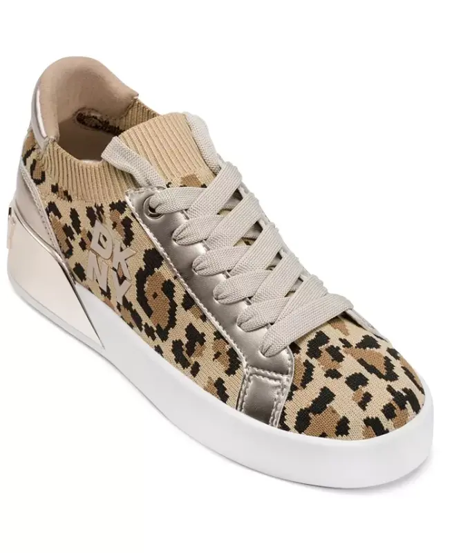 Women's Mallory Lace-Up Sneakers - Beige Multi - 1