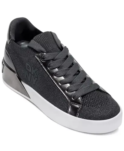 Women's Mallory Lace-Up Sneakers - Gunmetal - 1