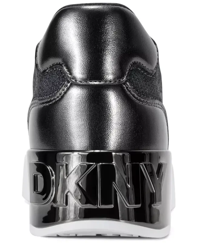 Women's Mallory Lace-Up Sneakers - Gunmetal - 3