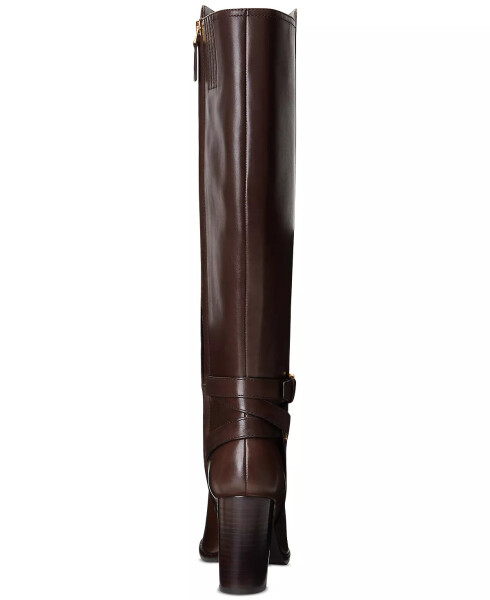 Women's Manchester Buckled Dress Boots Deep Saddle Tan - 6