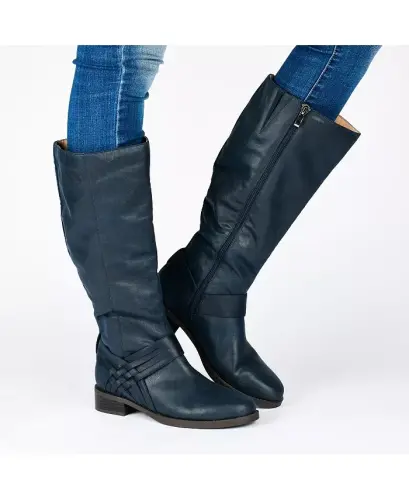 Women's Meg Knee High Boots - Regular Calf - Black - 5
