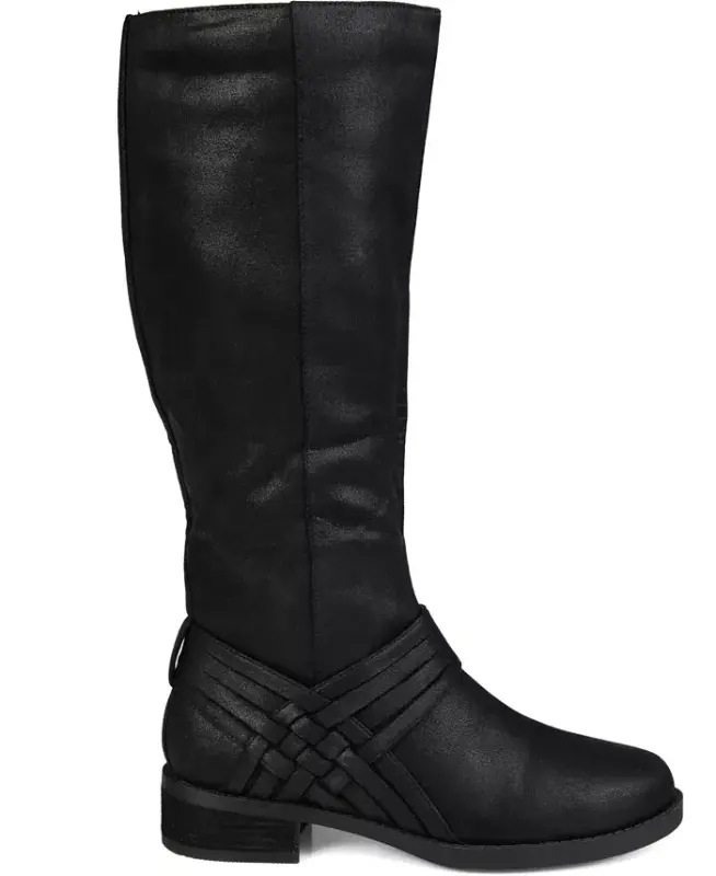 Women's Meg Wide Calf Knee High Boots - Wide Calf - Black - 2