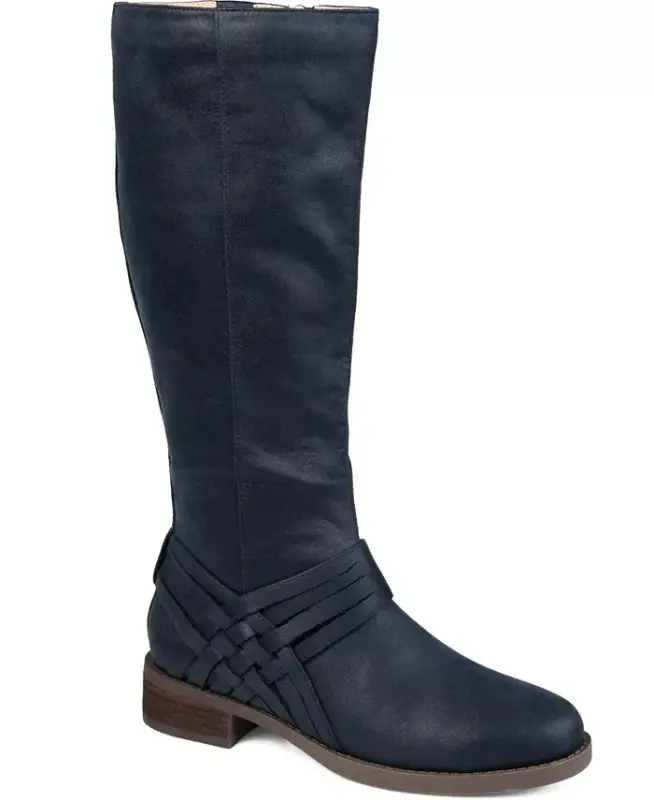 Women's Meg Wide Calf Knee High Boots - Wide Calf - Black - 14