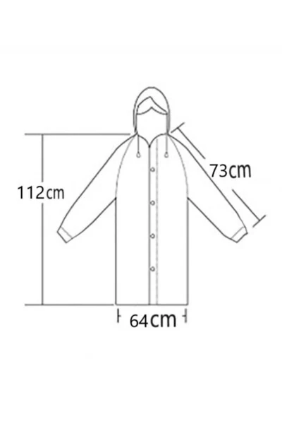 Women's Men's Raincoat Hooded Snap Eva Burgundy Raincoat M21mrc881r07 - MARLUX (1)