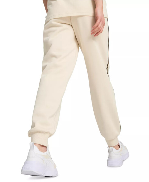 Women's Metallic Fleece Joggers White - 2