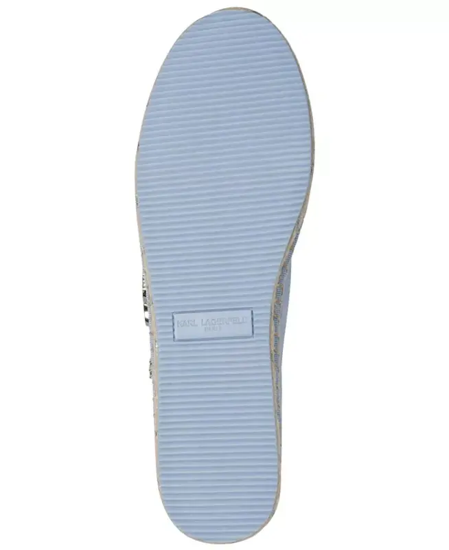 Women's Michaela Embellished Slip-On Espadrille Flats - Light Blue - 5