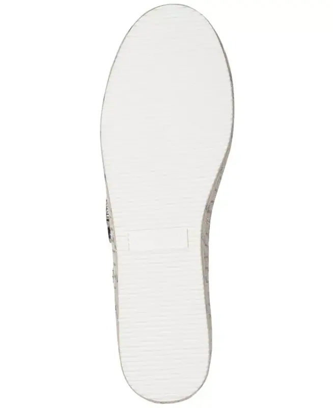 Women's Michaela Embellished Slip-On Espadrille Flats - Silver - 5