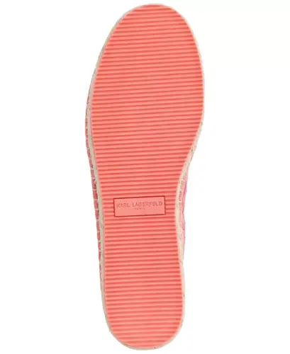 Women's Michaela Embellished Slip-On Espadrille Flats - Sunset Coral - 5