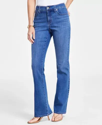 Women's Mid-Rise Bootcut Jeans, Created for Modazone - 1