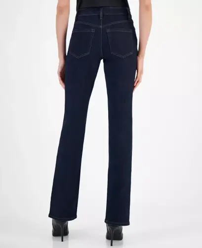 Women's Mid-Rise Bootcut Jeans, Created for Modazone - Dark Indigo - 3