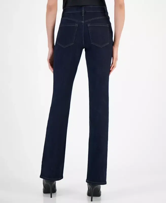 Women's Mid-Rise Bootcut Jeans, Created for Modazone - Dark Indigo - 3