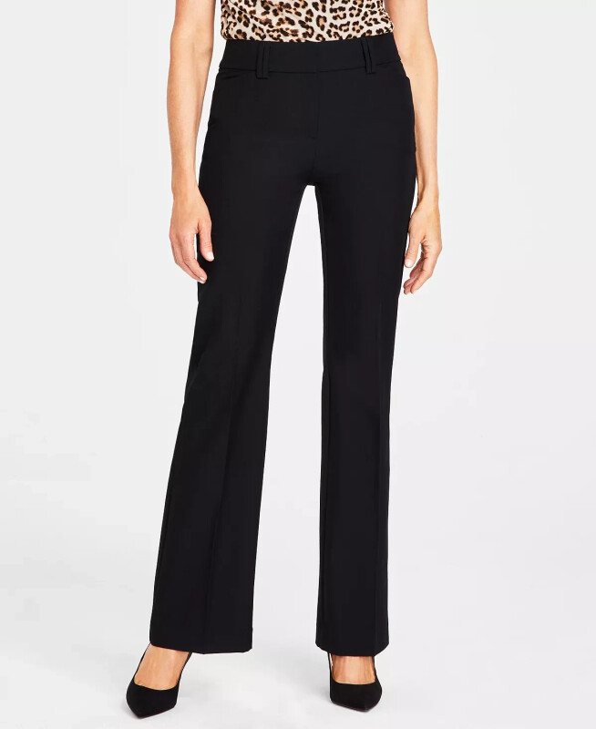 Women's Mid-Rise Bootcut Pants, Created for Modazone-Deep Black - I.N.C. INTERNATIONAL CONCEPTS