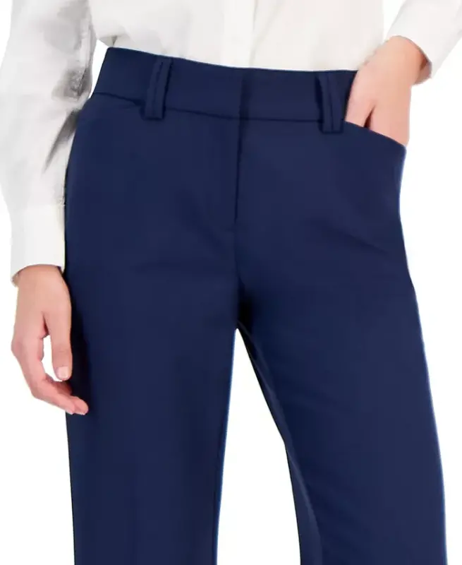 Women's Mid-Rise Bootcut Pants, Created for Modazone-Indigo Sea - 4