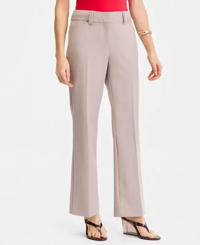 Women's Mid-Rise Bootcut Pants, Created for Modazone - Summer Straw - 2