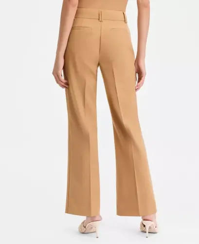Women's Mid-Rise Bootcut Pants, Created for Modazone - Warm Toffee - 3
