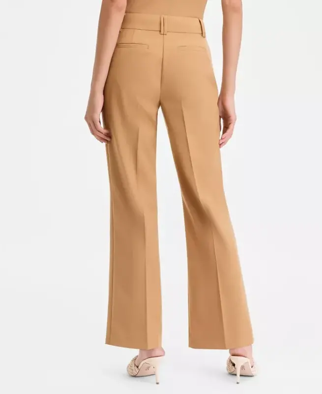 Women's Mid-Rise Bootcut Pants, Created for Modazone - Warm Toffee - 3