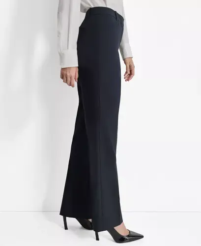 Women's Mid-Rise Flare-Leg Pants - 3