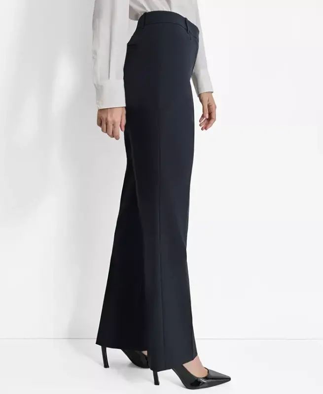 Women's Mid-Rise Flare-Leg Pants - 3