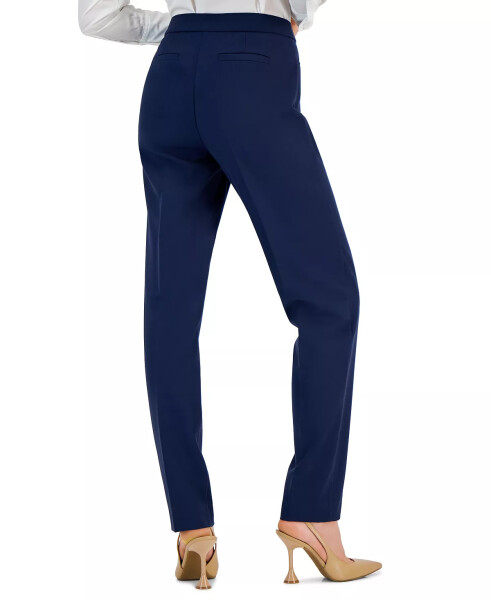 Women's Mid-Rise L-Pocket Straight-Leg Pants, Regular, Long & Short Lengths, Created for Modazone Indigo Sea - 2