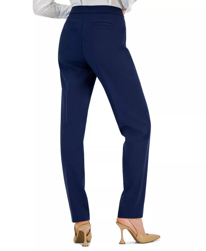 Women's Mid-Rise L-Pocket Straight-Leg Pants, Regular, Long & Short Lengths, Created for Modazone-Indigo Sea - 2