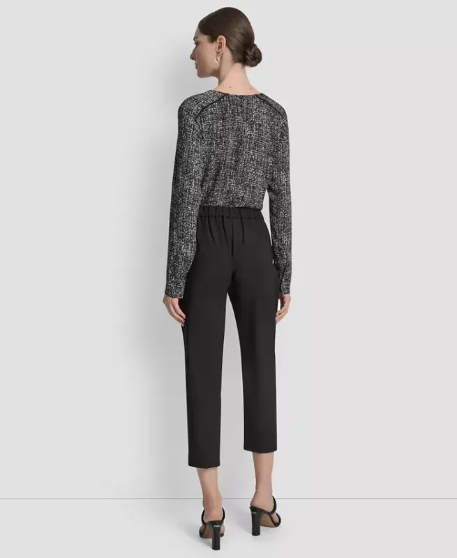 Women's Mid-Rise Pull-On Cropped Pants, Regular & Petite - 5