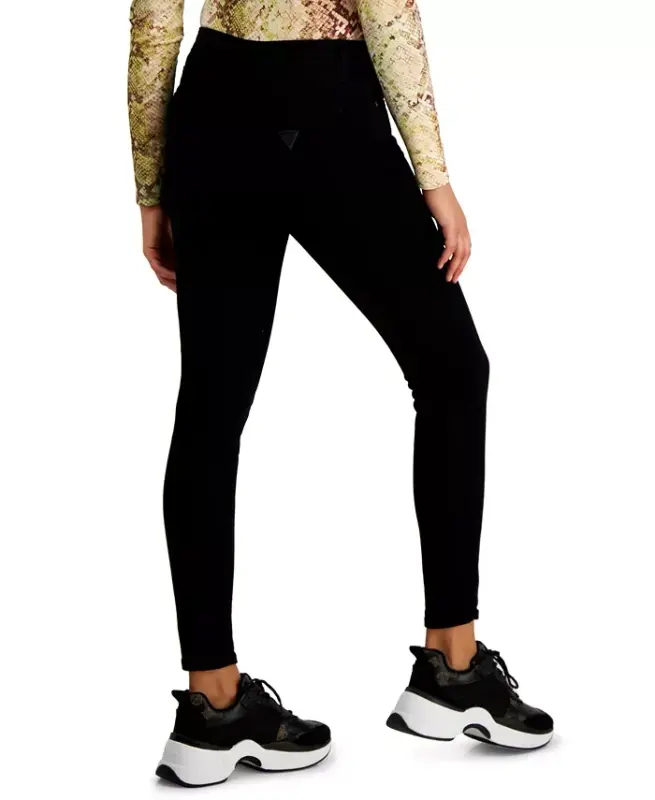 Women's Mid-Rise Sexy Curve Skinny Jeans-Carrie Black - 2