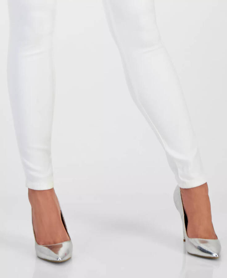 Women's Mid-Rise Sexy Curve Skinny Jeans Optic White Rinse - 5