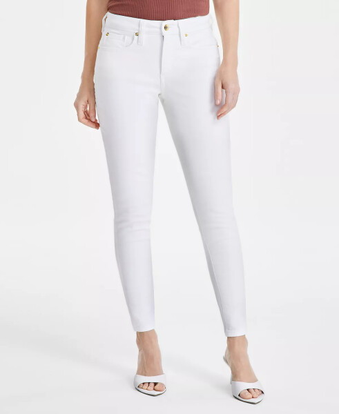 Women's Mid Rise Skinny Jeans, Created for Modazone Bright White - 13