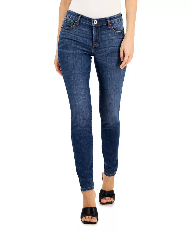 Women's Mid Rise Skinny Jeans, Created for Modazone Dk Indigo - 14